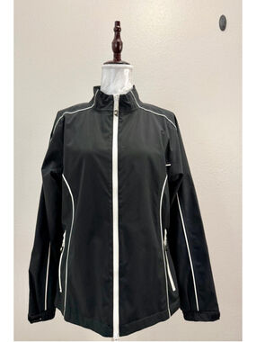 FootJoy DryJoys Women’s Black Waterproof Golf Jacket Size M